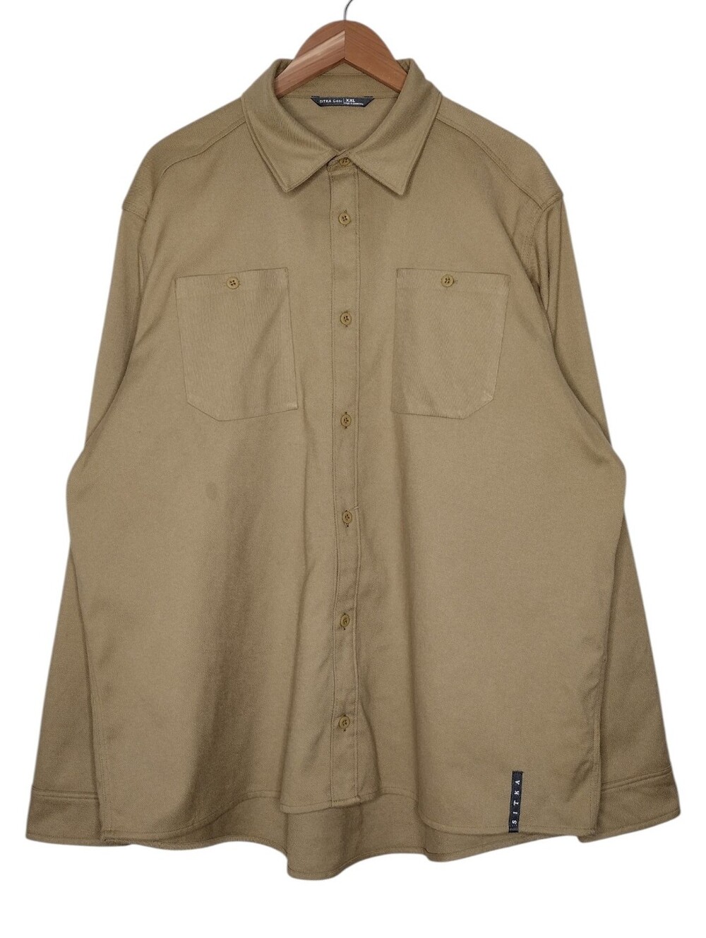 Sitka Gear Classic Outdoor Riser Work Long Sleeve Button-Up Shirt Sz XXL